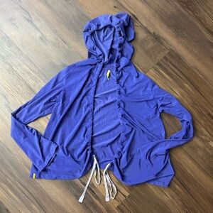 Lole Open Front Hooded Sweater